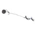 Spiral LED Pendant Light Black Glareless Bright Eyes Protection LED Hanging Lamp for Living Room Cafe Family 85‑265V White Light