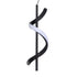 Spiral LED Pendant Light Black Glareless Bright Eyes Protection LED Hanging Lamp for Living Room Cafe Family 85‑265V White Light
