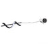 Spiral LED Pendant Light Black Glareless Bright Eyes Protection LED Hanging Lamp for Living Room Cafe Family 85‑265V White Light