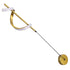 Spiral LED Pendant Light Gold Color High Brightness Eyes Protection LED Hanging Lamp for Living Room Cafe Family 85‑265V Warm Light