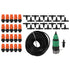 Mist Irrigation Kit Automatic Atomizing Watering Sprayer Nozzle Hose for Garden Lawn Greenhouse
