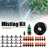 Mist Irrigation Kit Automatic Atomizing Watering Sprayer Nozzle Hose for Garden Lawn Greenhouse