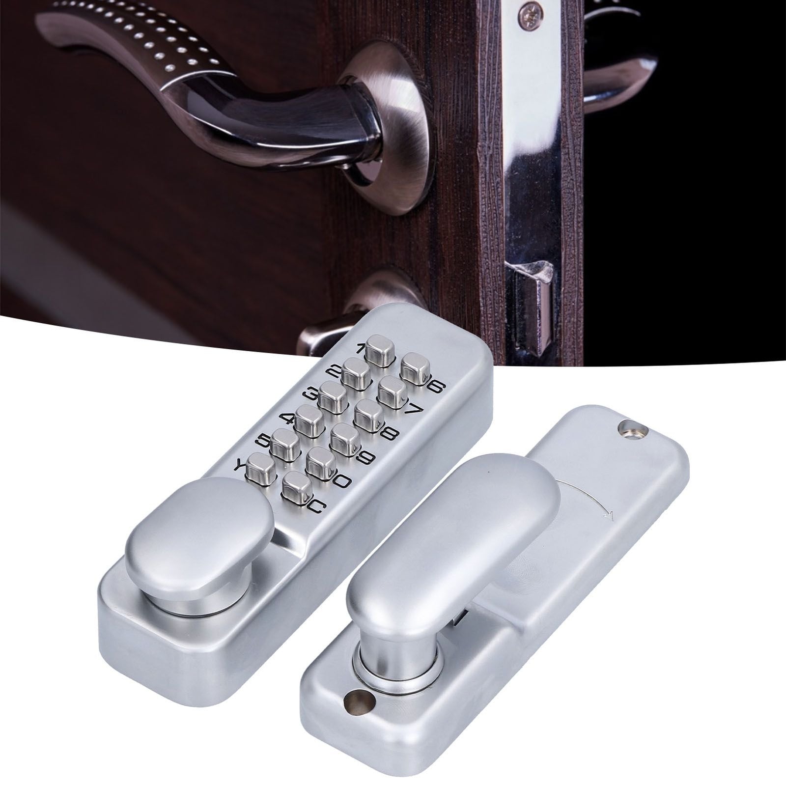 Waterproof Mechanical Password Lock Anti Theft Smart Combination Lock for Room Door Office Door
