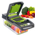 Vegetable Chopper 15 in 1 Vegetable Cutter Household Potato Chopper Radish Grater for Kitchen