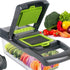 Vegetable Chopper 15 in 1 Vegetable Cutter Household Potato Chopper Radish Grater for Kitchen