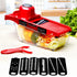 6 in 1 Vegetable Slicers Kitchen Multifunctional Food Potato Veggie Chopper Dicer Cutter with Peeler