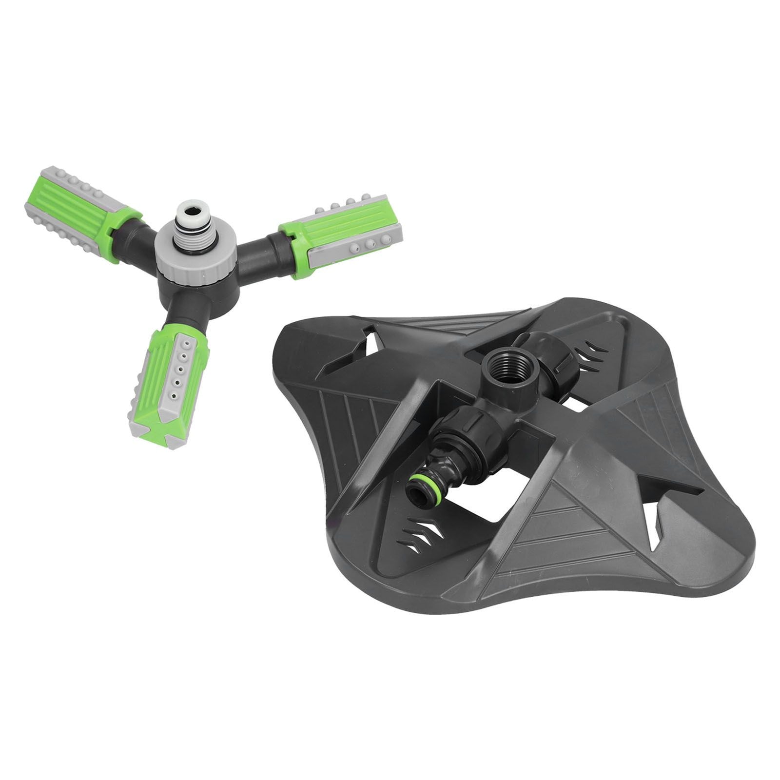 Lawn Water Sprinkler Automatic Flower Watering Device Three Prong Sprinkler for Garden Watering Gardening IrrigationGreen