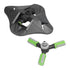 Lawn Water Sprinkler Automatic Flower Watering Device Three Prong Sprinkler for Garden Watering Gardening IrrigationGreen