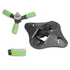 Lawn Water Sprinkler Automatic Flower Watering Device Three Prong Sprinkler for Garden Watering Gardening IrrigationGreen