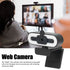 Web Camera 1080P HD Auto Focusing Noise Reduction Easy Installation Computer Camera for Desktop Conferencing
