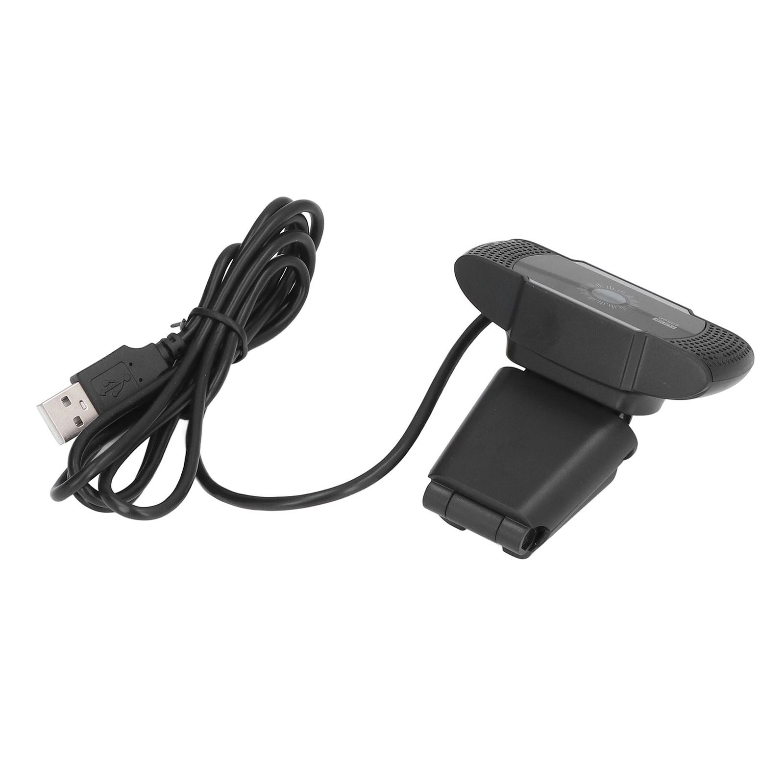 Computer Camera Microphone Automatic Noise Reduction Full HD 1080P USB Stereo Webcam with Rotatable Clip for Office
