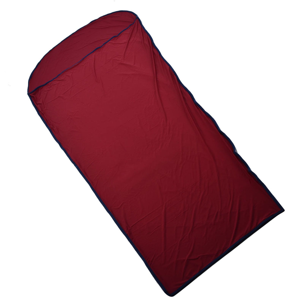 Sleeping Bag Liner Ultralight Multifunctional Elastic Sleeping Sack Liner for Outdoor CampingWine Red
