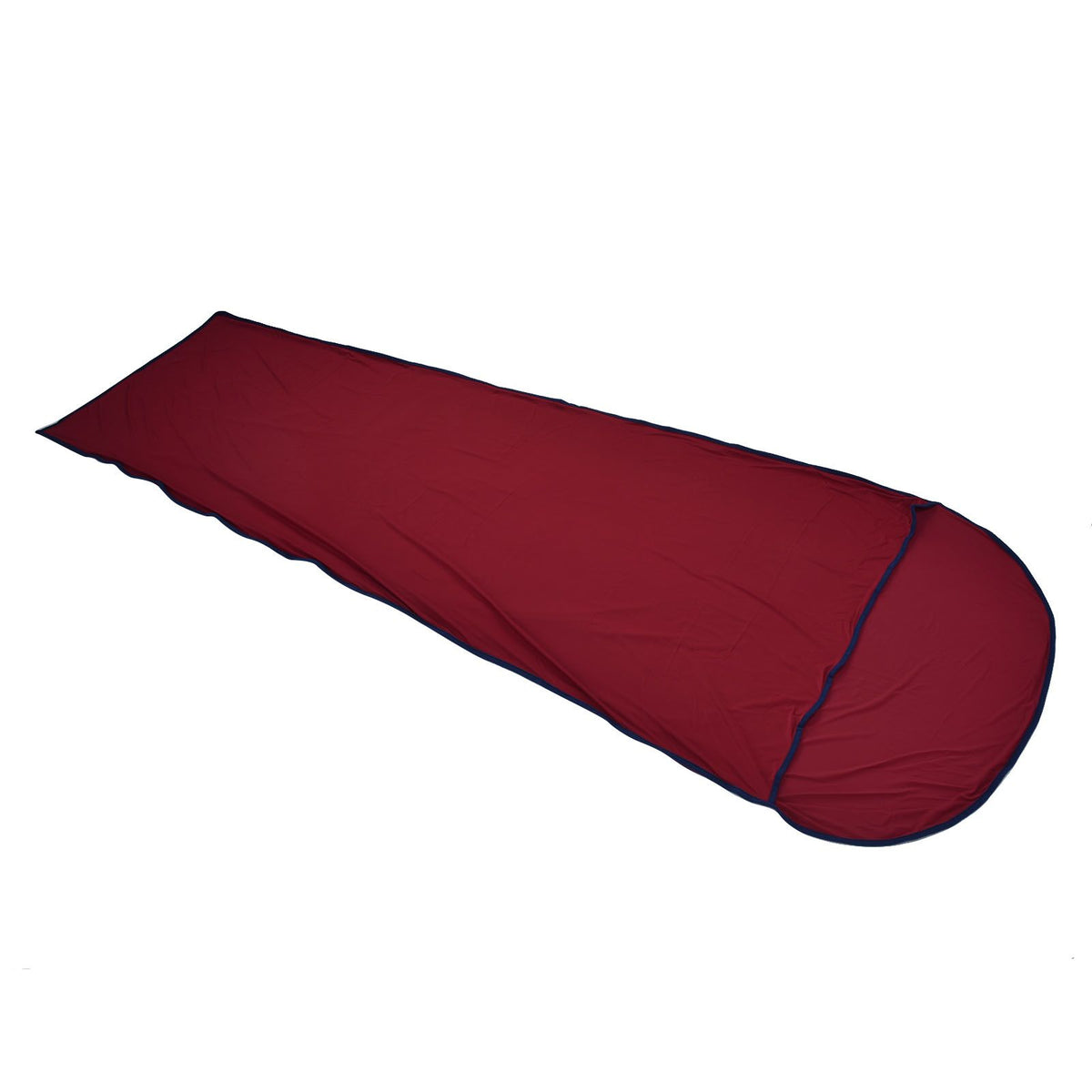 Sleeping Bag Liner Ultralight Multifunctional Elastic Sleeping Sack Liner for Outdoor CampingWine Red