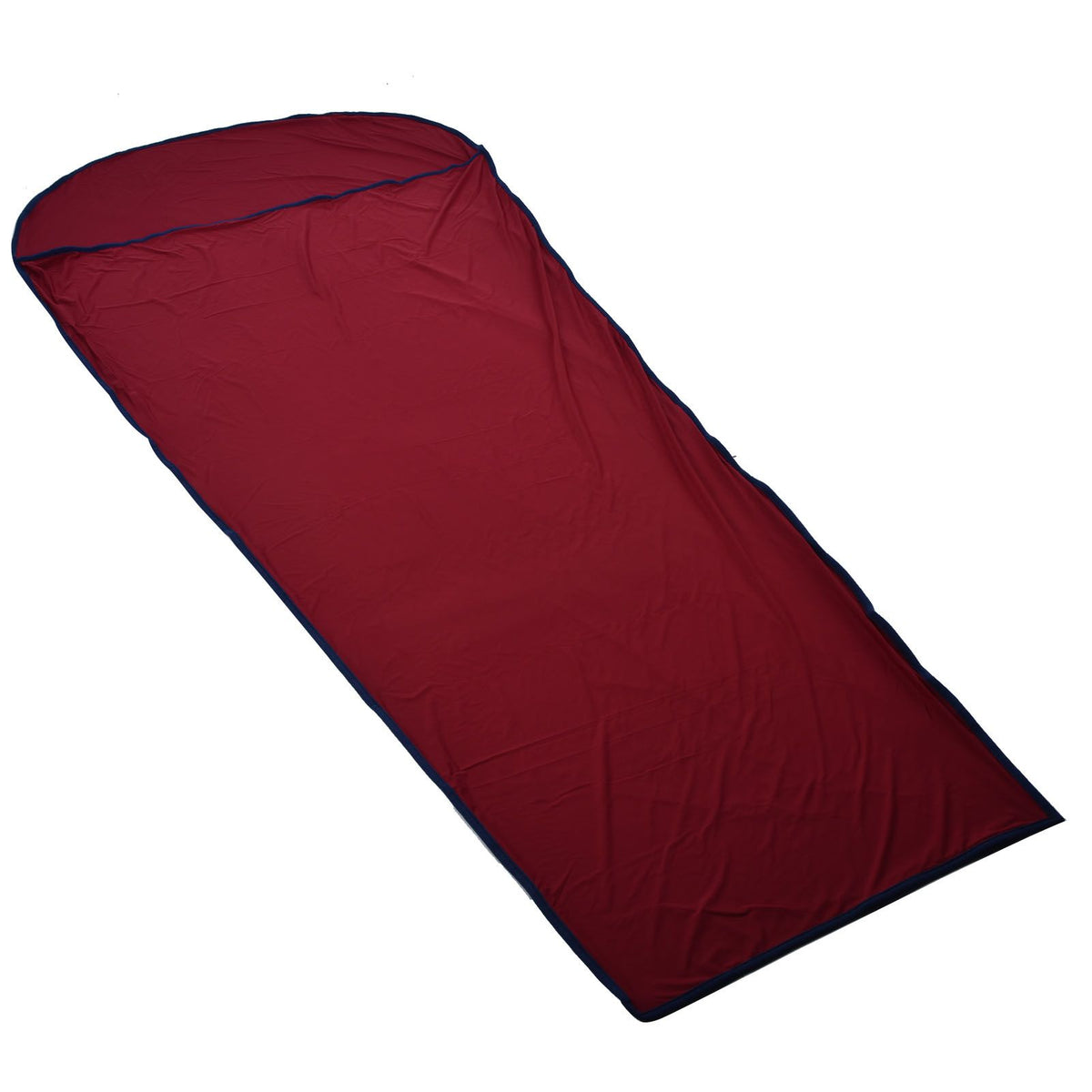 Sleeping Bag Liner Ultralight Multifunctional Elastic Sleeping Sack Liner for Outdoor CampingWine Red