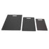 3Pcs Cutting Board Set Imitation Marble Pattern DoubleSided Chopping Board Kitchen Accessory(Black )