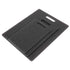 3Pcs Cutting Board Set Imitation Marble Pattern DoubleSided Chopping Board Kitchen Accessory(Black )