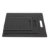 3Pcs Cutting Board Set Imitation Marble Pattern DoubleSided Chopping Board Kitchen Accessory(Black )