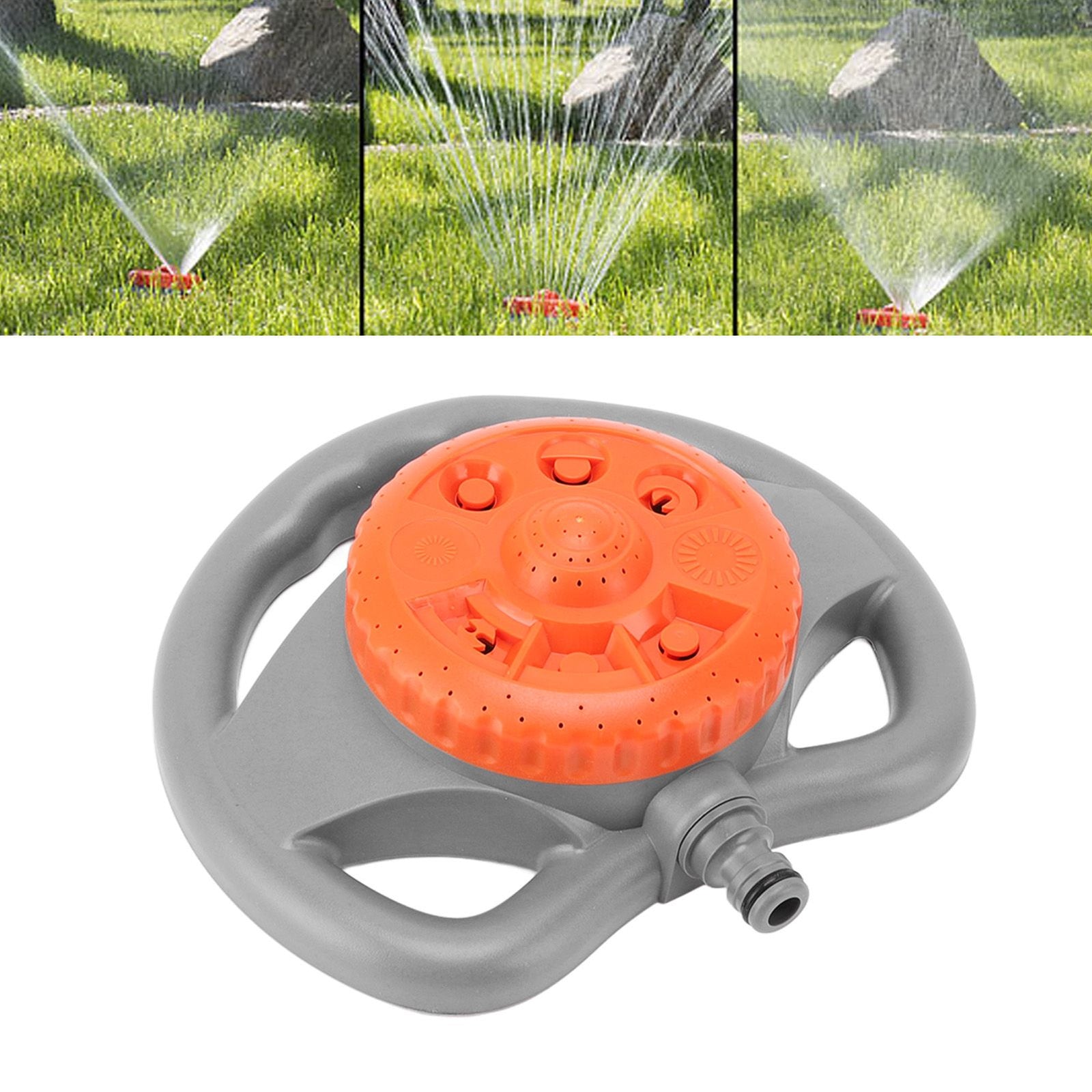 Garden Sprinkler 8 Pattern Large Area Coverage Multi Functional Water Sprinkler for Lawn Yard