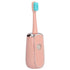 Electric Toothbrush Portable USB Charging IPX7 Waterproof Ultrasonic Toothbrush with Sterilization BoxPink