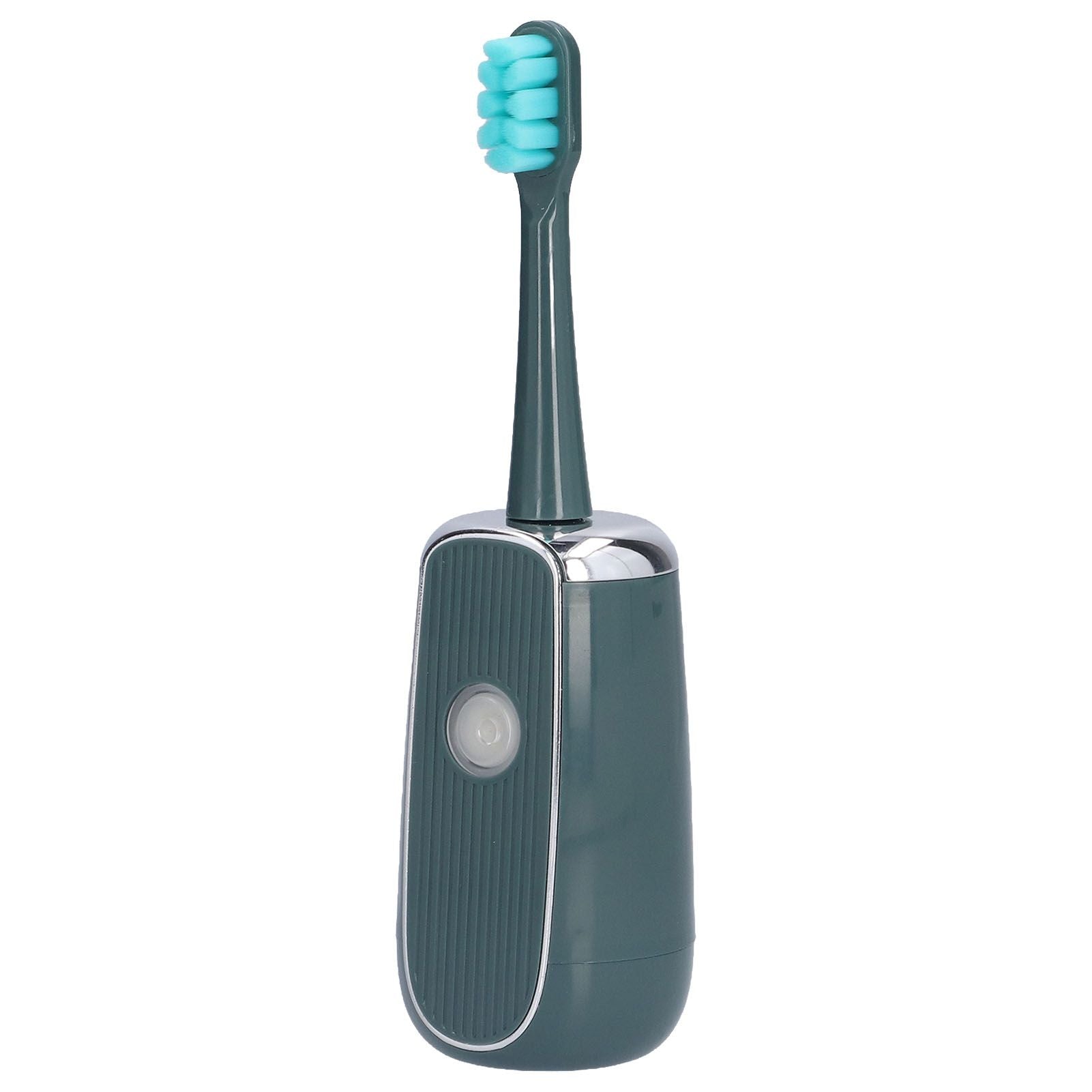 Electric Toothbrush Portable USB Charging IPX7 Waterproof Ultrasonic Toothbrush with Sterilization BoxGreen