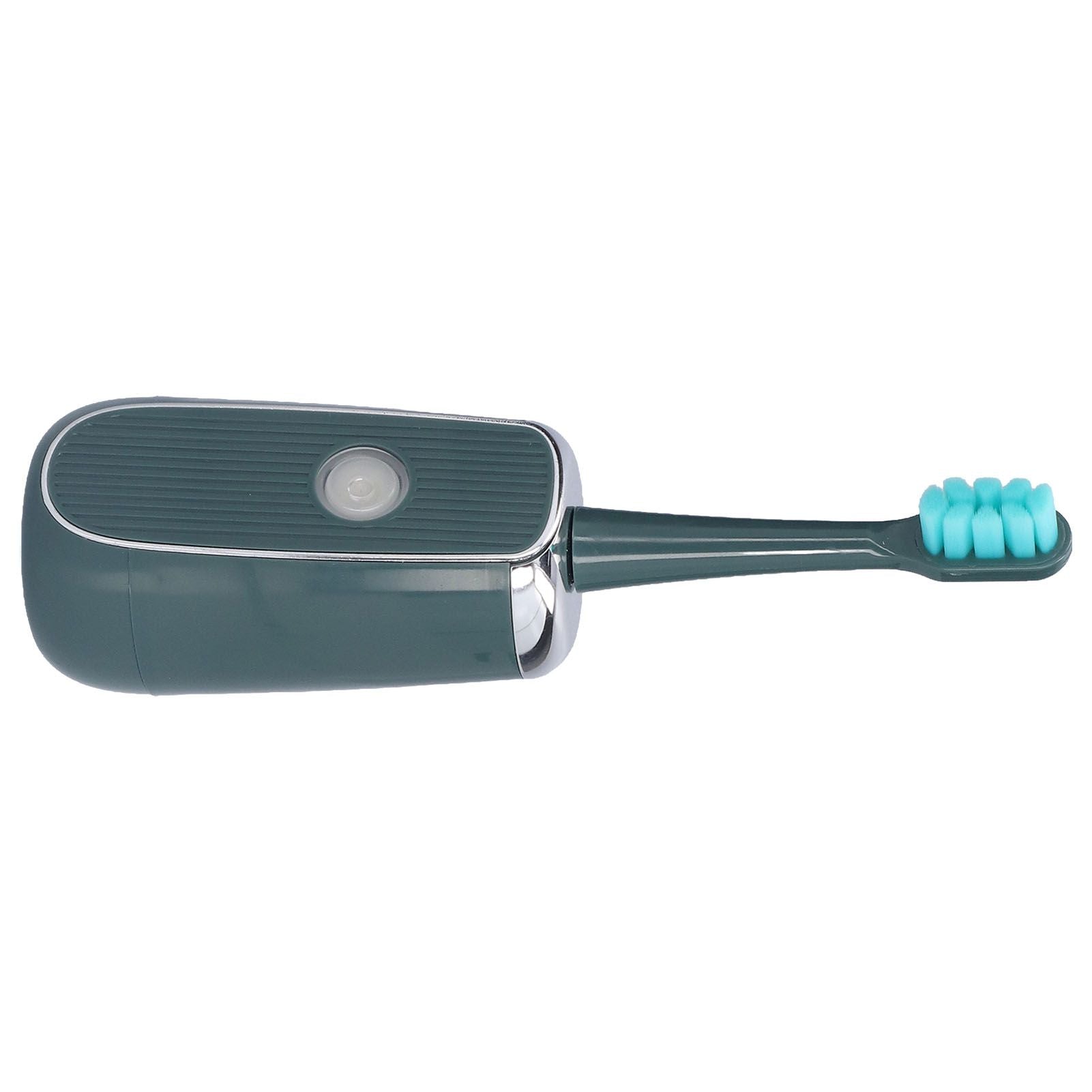 Electric Toothbrush Portable USB Charging IPX7 Waterproof Ultrasonic Toothbrush with Sterilization BoxGreen