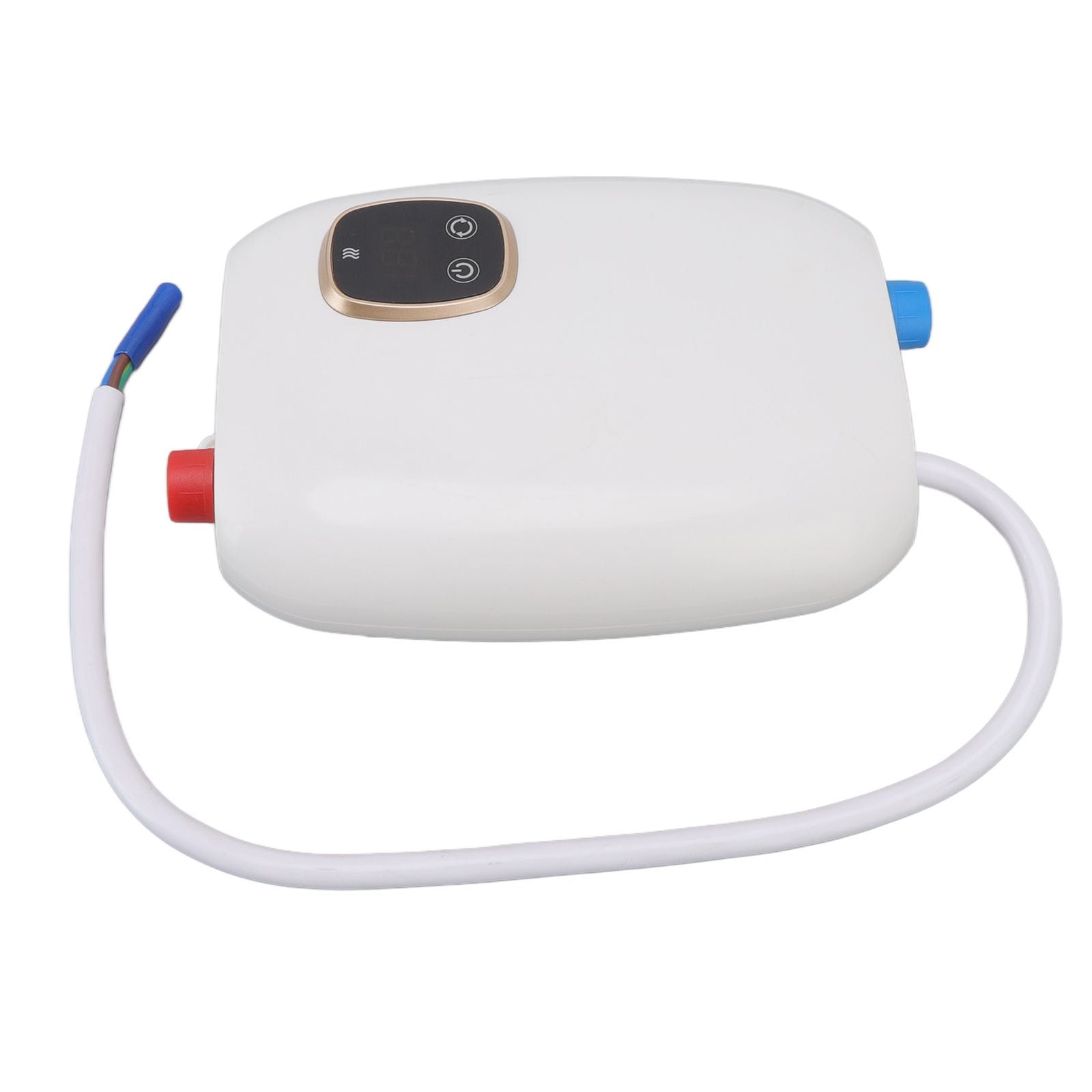 5500W Small Electric Instant Hot Water Heater with Digital Touch Screen Smart Thermostat Water Heater 220V