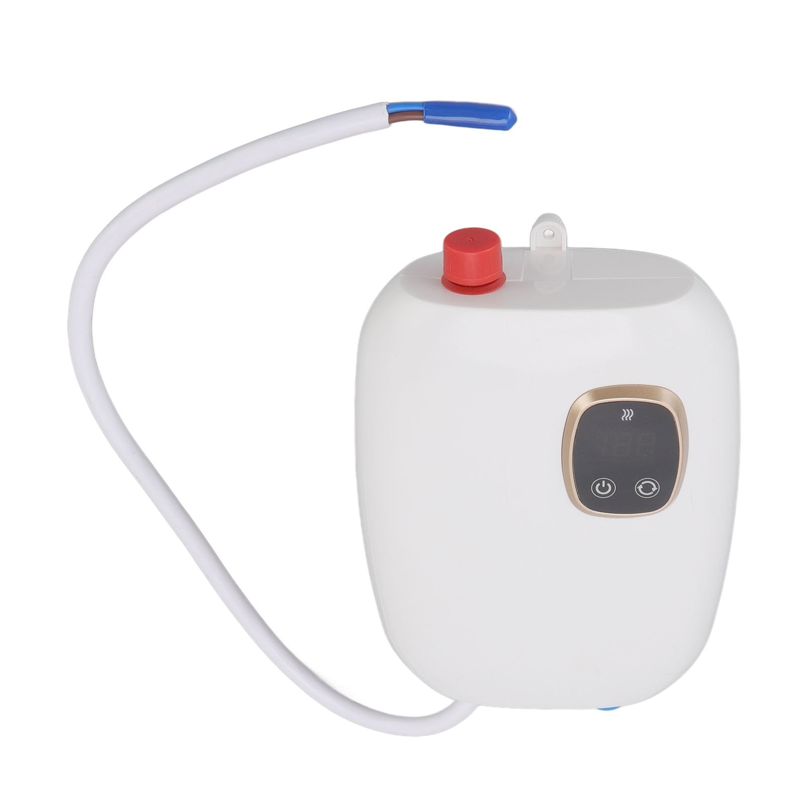5500W Small Electric Instant Hot Water Heater with Digital Touch Screen Smart Thermostat Water Heater 220V