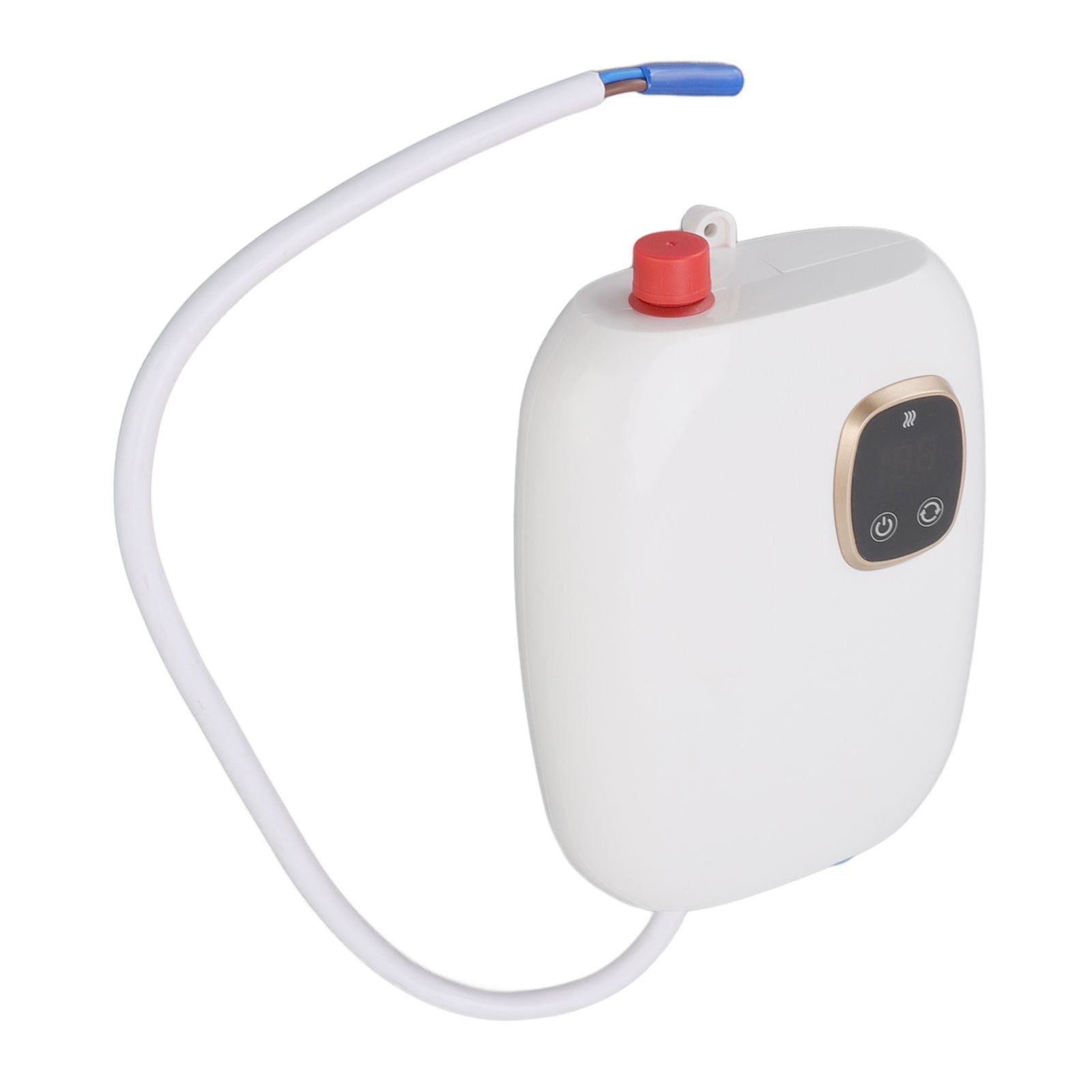 5500W Small Electric Instant Hot Water Heater with Digital Touch Screen Smart Thermostat Water Heater 220V