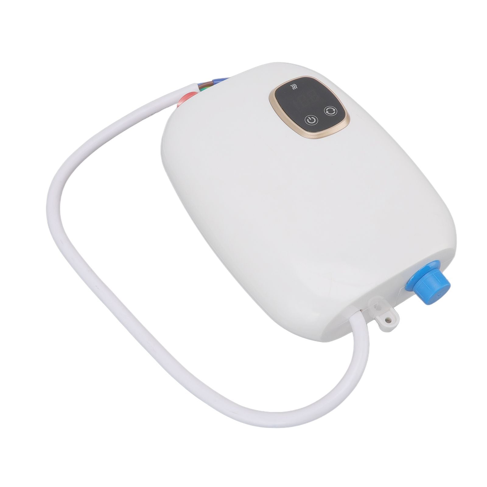 5500W Small Electric Instant Hot Water Heater with Digital Touch Screen Smart Thermostat Water Heater 220V