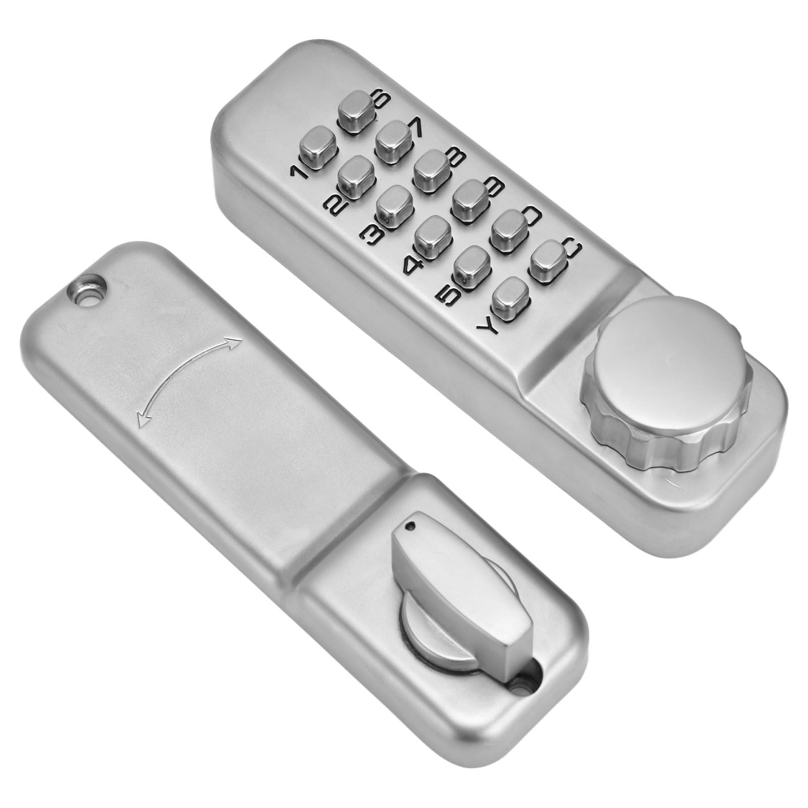 Digit Password Lock Zinc Alloy Coded Door Lock Waterproof Keyless Door Lock for Home Office