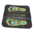 Foot Massage Mat Blood Circulation Relieve Pain Simulation Cobblestone Reflexology Walk Stone Mat 35x35cm / 13.8x13.8in