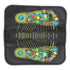 Foot Massage Mat Blood Circulation Relieve Pain Simulation Cobblestone Reflexology Walk Stone Mat 35x35cm / 13.8x13.8in