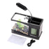 Multifunctional USB Mini Aquarium Fish Tank Aquarium with LED Lamp LCD Display Screen Clock Storage Box Fish Tank Aquarium