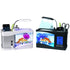 Multifunctional USB Mini Aquarium Fish Tank Aquarium with LED Lamp LCD Display Screen Clock Storage Box Fish Tank Aquarium
