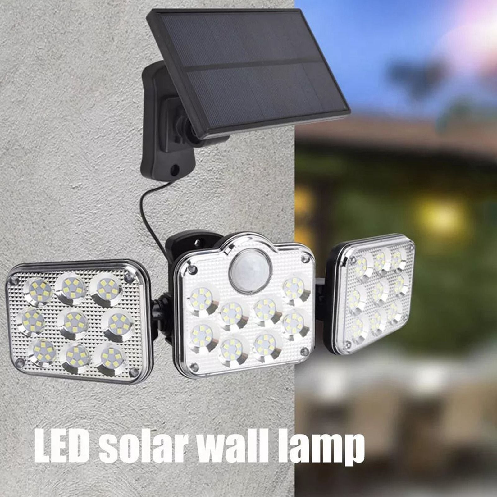 Waterproof LED Solar Outdoor Lights With Motion Sensor