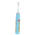 Children Electric Toothbrush Cartoon Fully Automatic Sonic Toothbrush with 3 Brush Heads for Kids Children Deer Blue