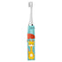 Children Electric Toothbrush Cartoon Fully Automatic Sonic Toothbrush with 3 Brush Heads for Kids Children Deer Blue