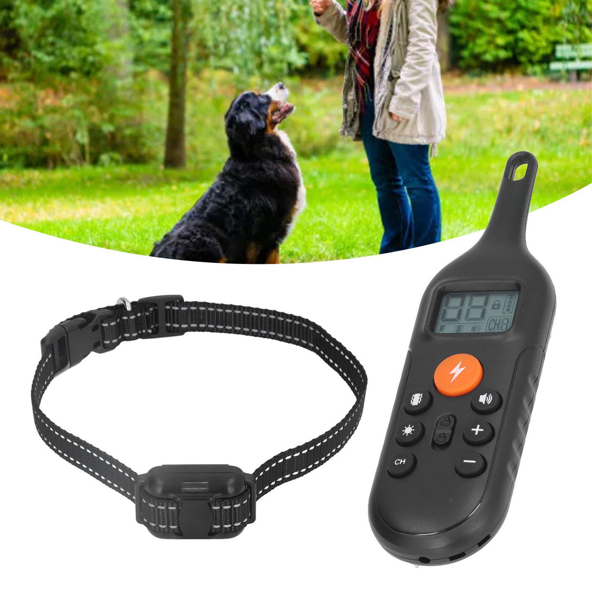 Dog Bark Collar IP67 Waterproof USB Charging Remote Control 800m Range Dog Training Collar for Outdoor