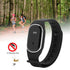 Mosquito Repellent Bracelet Outdoor Ultrasonic USB Charging Anti Mosquito Wristband for Kids Pregnant Woman Black