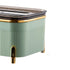 Multifunctional Tissue Box Household Desktop Storage Box Tissue Holder Box for Living Room Office Light Green