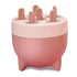 Popsicles Mold 6 Cavities Detachable Design Safe Healthy Material Durable PP Mini Popsicle Mold Pink