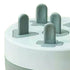 Popsicles Mold 6 Cavities Detachable Design Safe Healthy Material Durable PP Mini Popsicle Mold Green