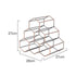Tabletop Wine Rack 6 Bottle Wine Holder Modern Metal Wine Rack Desktop Wine Bottle Holder