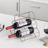 Tabletop Wine Rack 6 Bottle Wine Holder Modern Metal Wine Rack Desktop Wine Bottle Holder