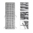 Patio Chaise Lounge Cushions Sun Lounger Cushions Pad Lounge Chair Cushion for Travel Holiday Indoor Outdoor