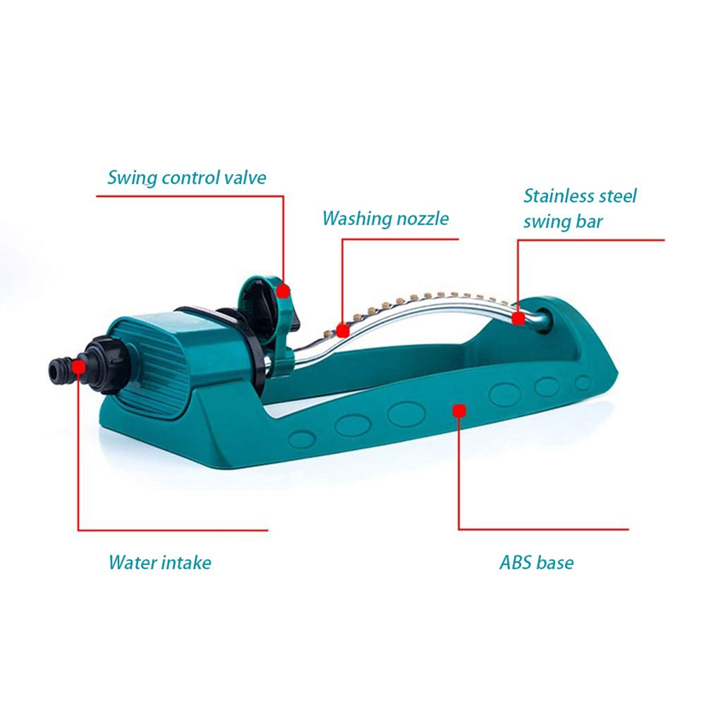 Garden Sprinklers Sprayer Automatic Swing Nozzle Lawn Sprinkler Garden Lawn Forestry Irrigation Watering Tool