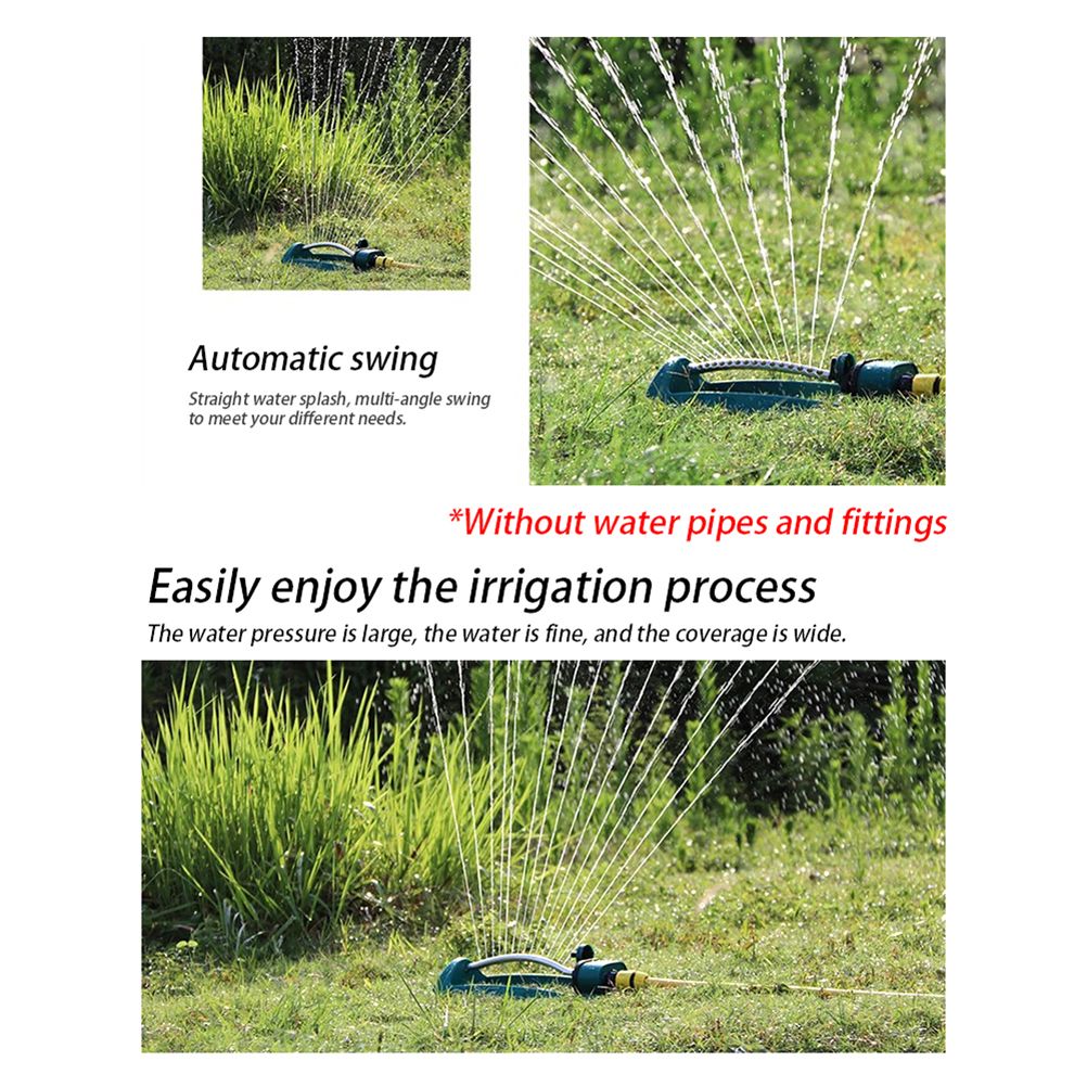 Garden Sprinklers Sprayer Automatic Swing Nozzle Lawn Sprinkler Garden Lawn Forestry Irrigation Watering Tool