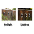 Solar Light Outdoor LED Solar Light Waterproof Outdoor Solar Wall Light for Front Door Backyard Garage Deck