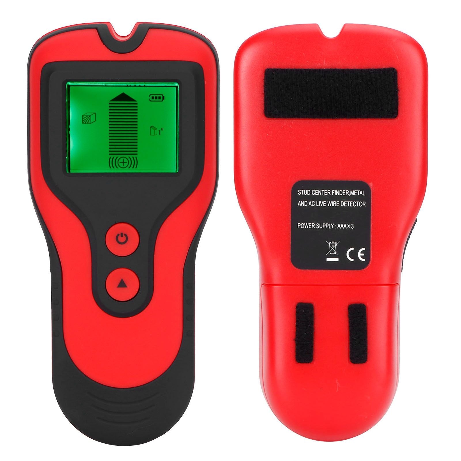 3 in 1 Wall Scanner Finder Multifunctional Portable LCD Digital Wall Metal Wood Stud DetectorRed