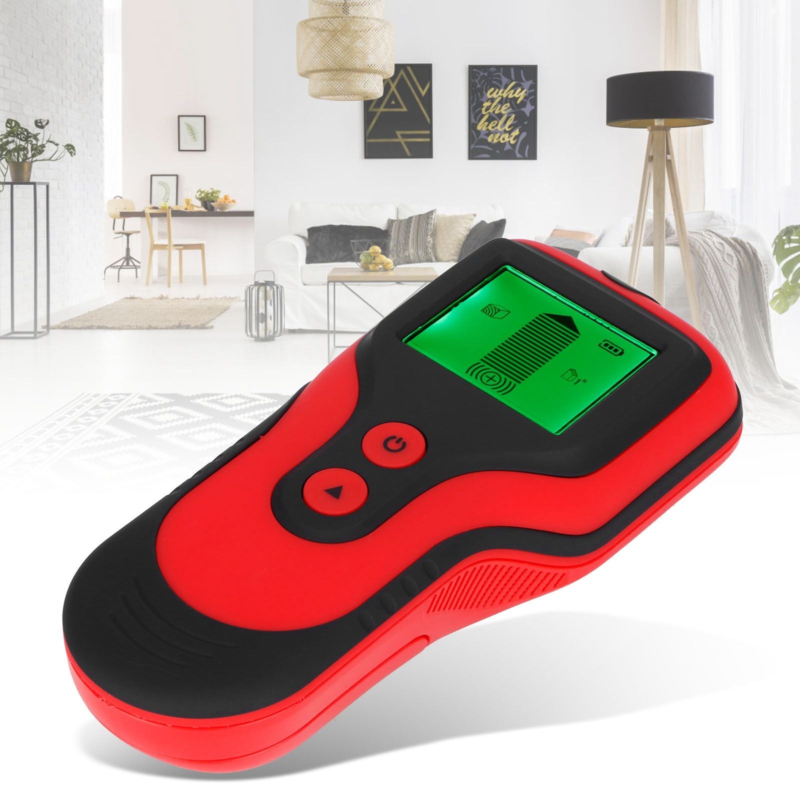 3 in 1 Wall Scanner Finder Multifunctional Portable LCD Digital Wall Metal Wood Stud DetectorRed